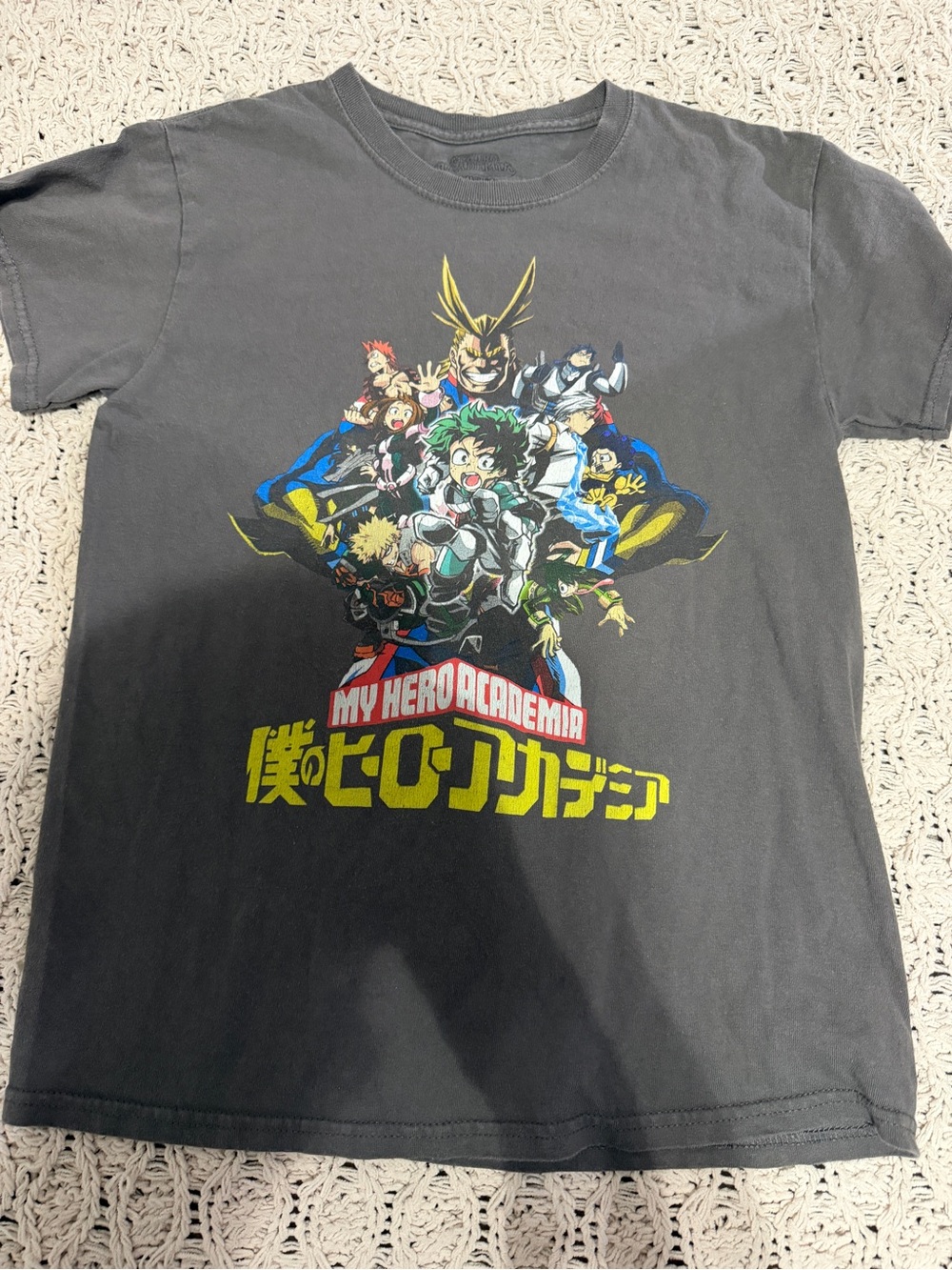 My Hero Academia Black Graphic Kids T-Shirt